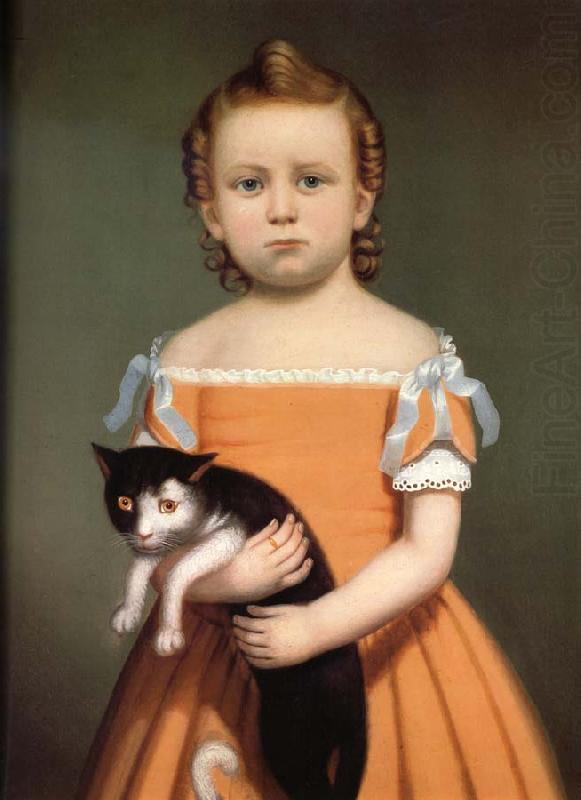 Gril and Cat, William Thompson Bartoll